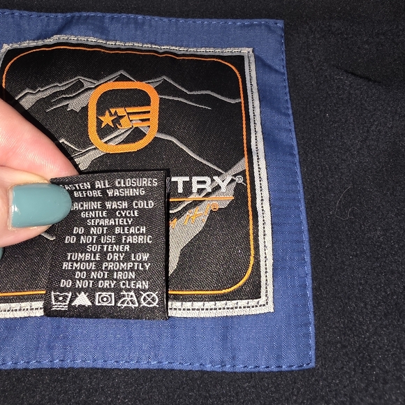 Free Country FXtreme Men's Blue Gray‎ Ski Jacket XL Multiple Pockets Winter Coat - Picture 8 of 15